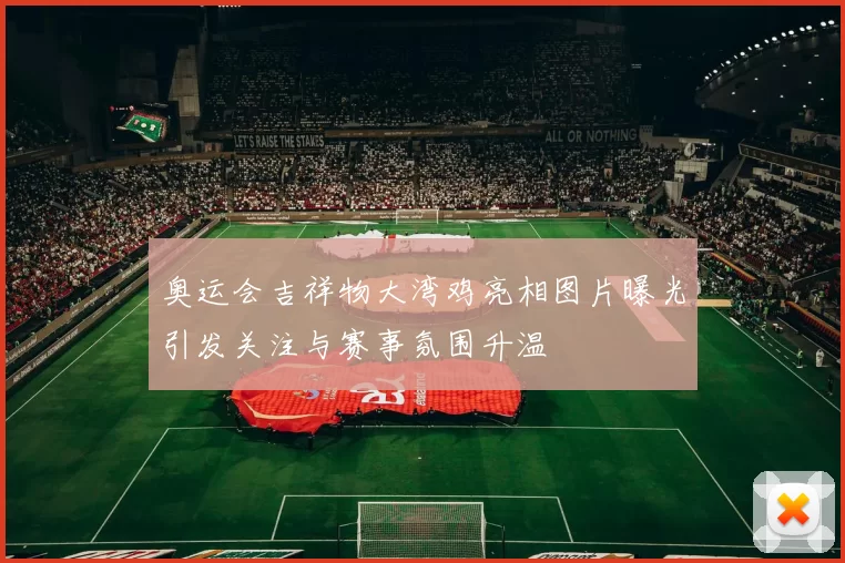 奥运会吉祥物大湾鸡亮相图片曝光引发关注与赛事氛围升温